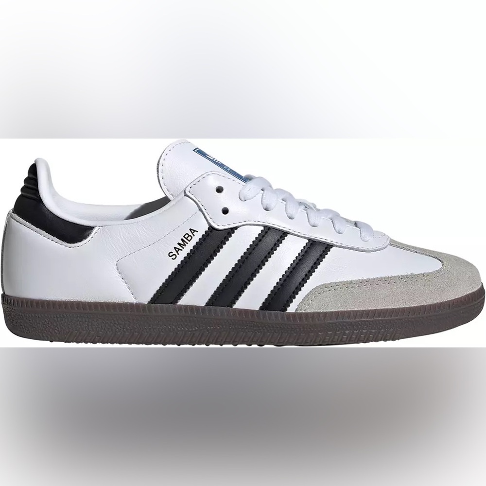 adidas Women's Samba OG Shoes in Black & White | Size 8